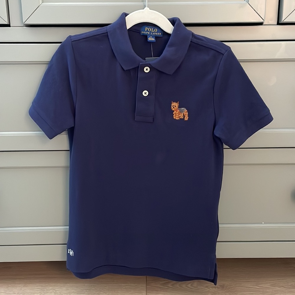 NWT Custom Yorkie Polo Shirt
